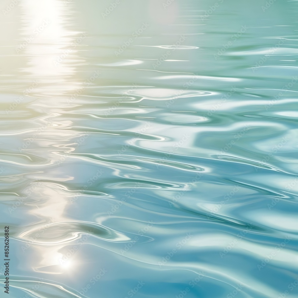 Fototapeta premium background with waves. sunset on the beach. waves on the water. 