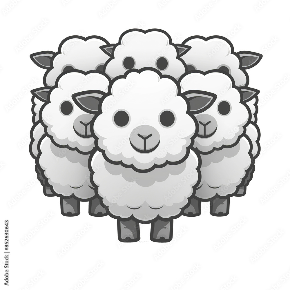 illustration of a sheep illustration of a sheep