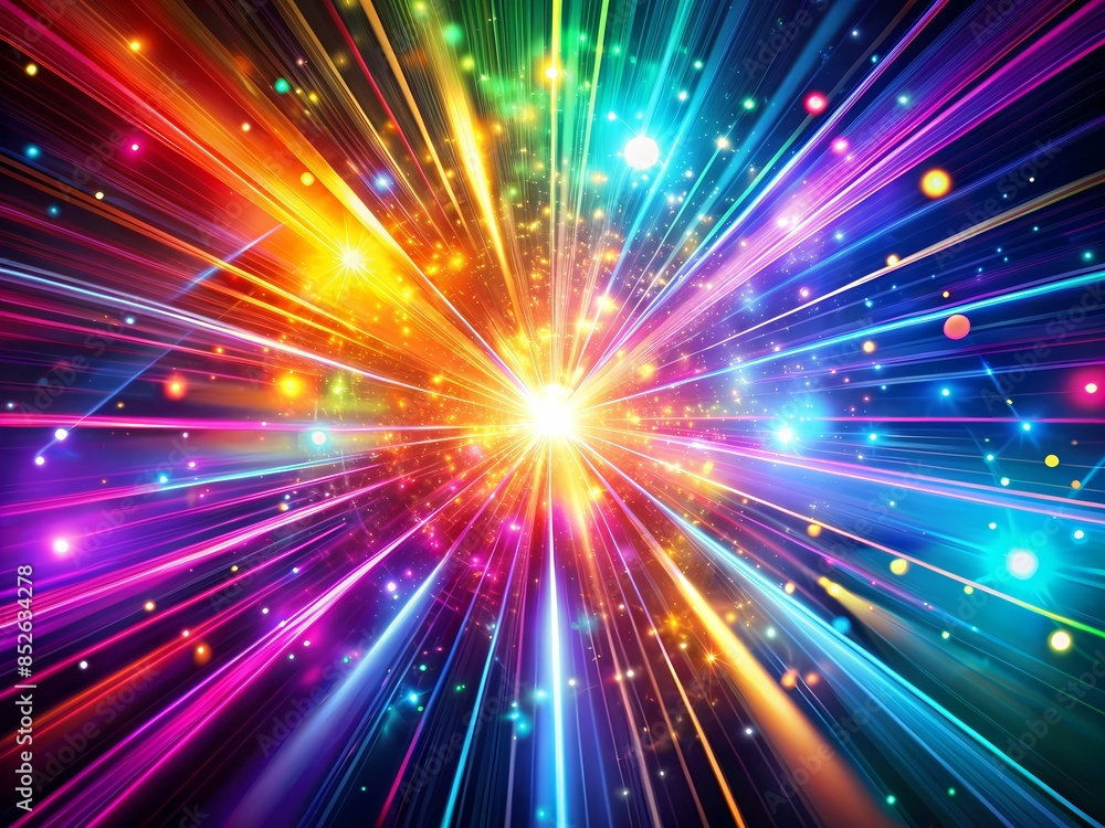 Light Burst Through Space Light Burst Through Space