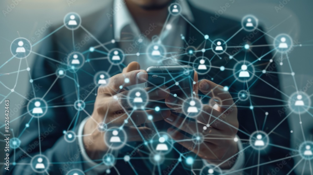 The networked businessman The networked businessman