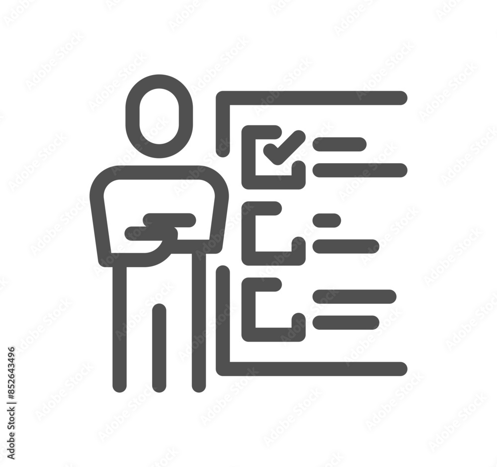 Environmental social governance related icon outline and linear vector.
Environmental social governance related icon outline and linear vector.