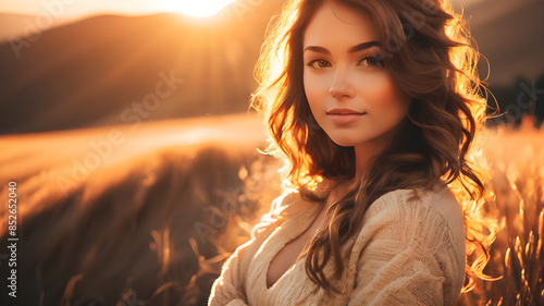 Take a portrait during the golden hour to utilize the soft, warm light. © SeamlessLooPanda