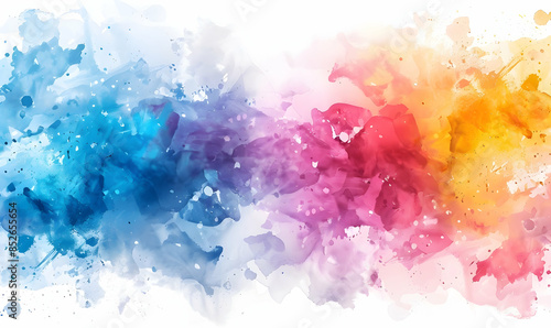 abstract brush watercolor background design illustration