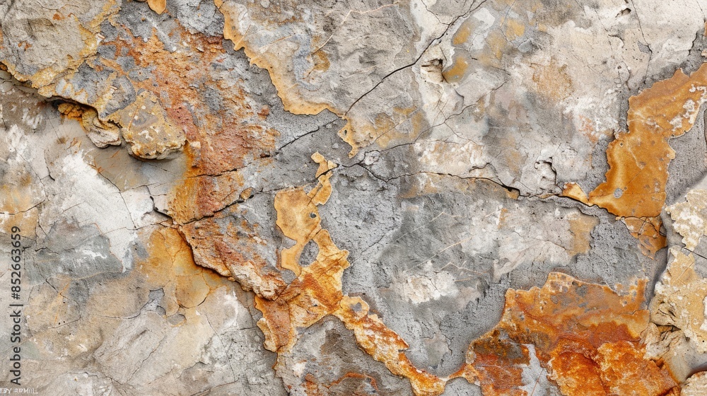 Naklejka premium Close up Detailed View of Stone Texture Including Granite Marble and Travertine