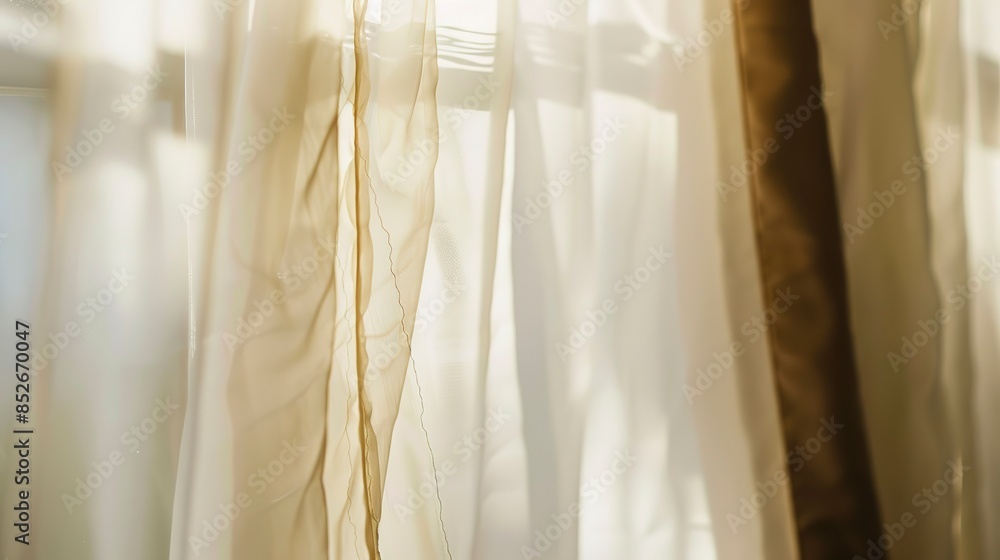 Window ajar, close-up, gentle breeze moving sheer curtains, natural light, sharp details, macro shot, airy ambiance. Window ajar, close-up, gentle breeze moving sheer curtains, natural light, sharp details, macro shot, airy ambiance.