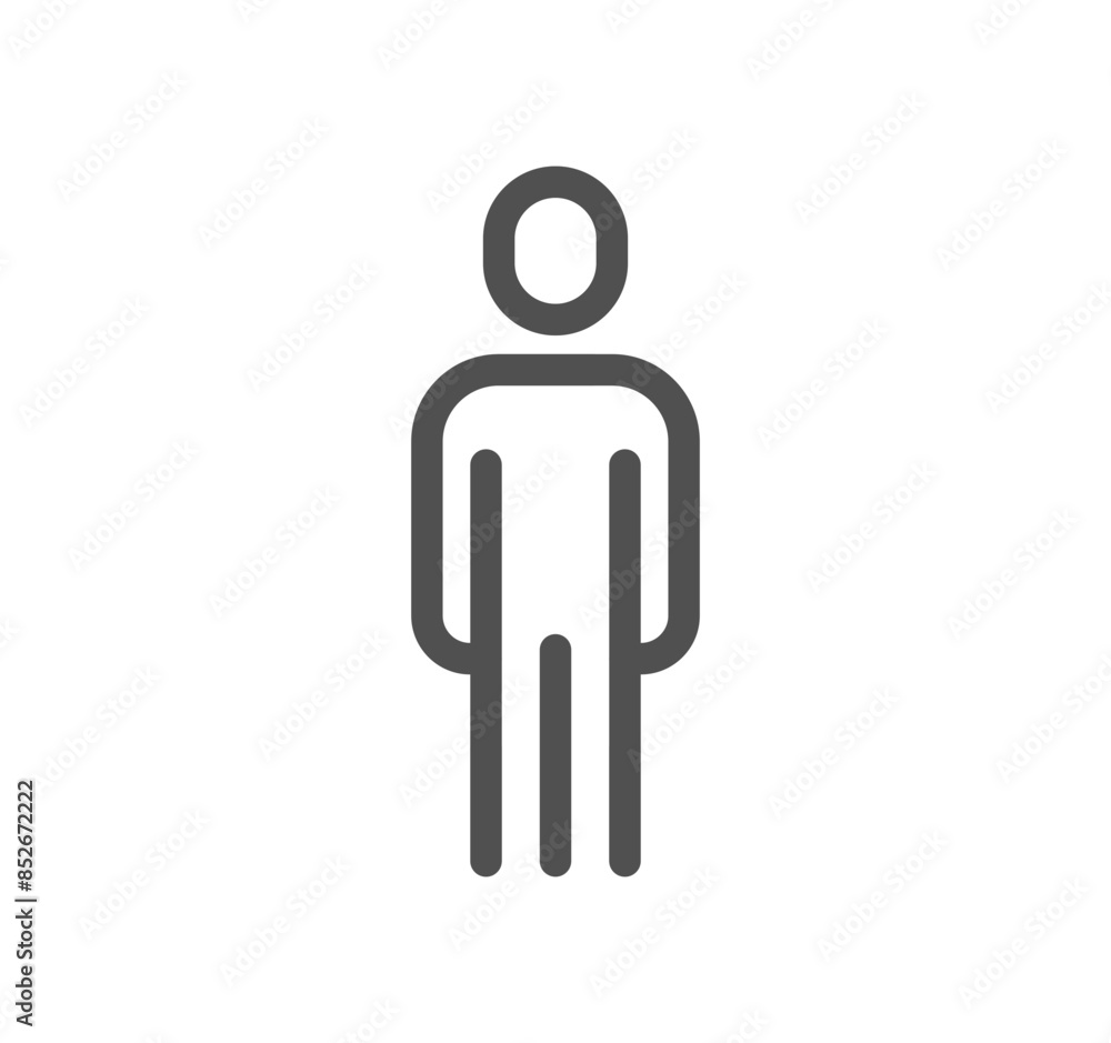 People related icon outline and linear vector.
People related icon outline and linear vector.