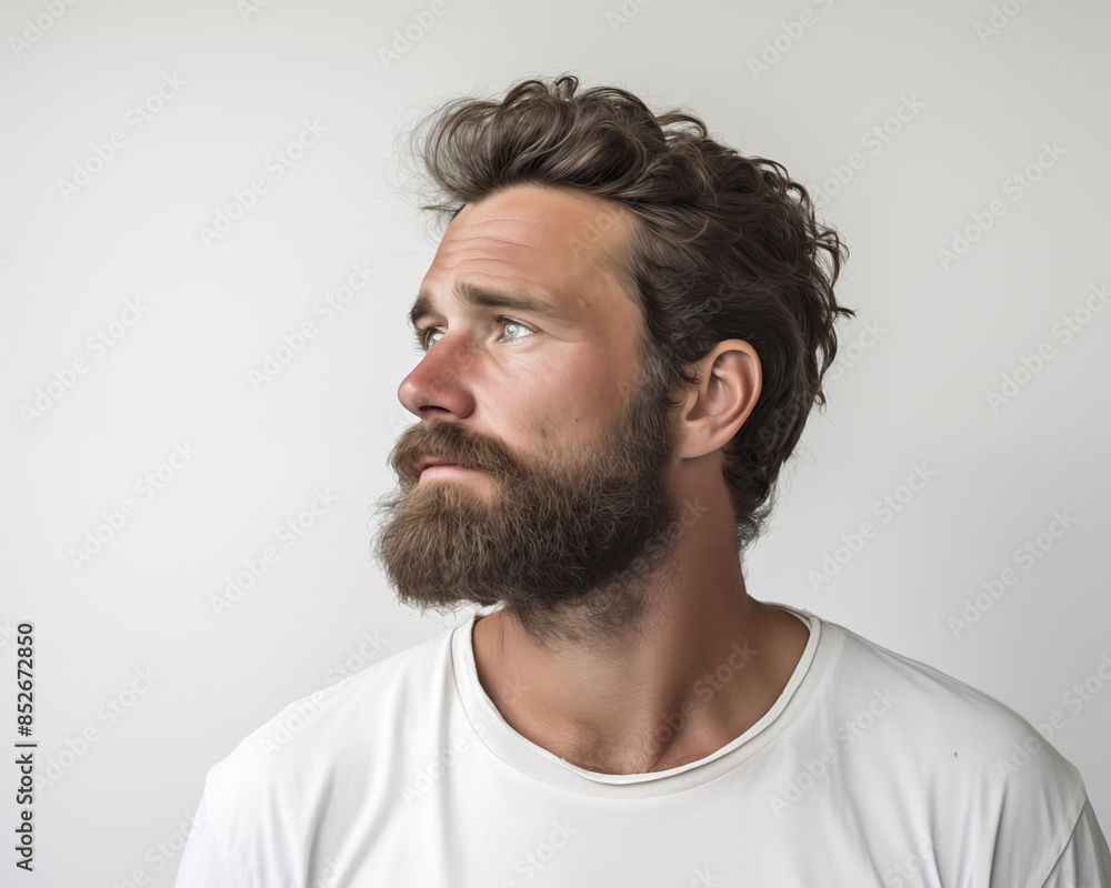 Fototapeta premium Emotional portrait of man.