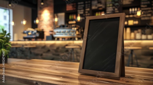 The Empty Cafe Chalkboard