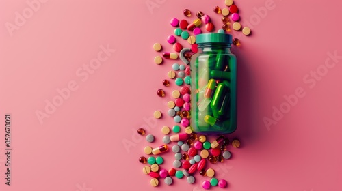 The Pill Bottle and Capsules photo