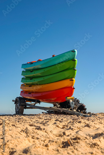 piraguas de colores