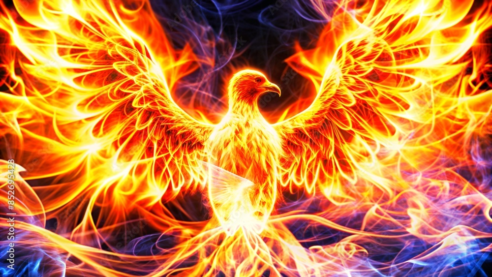 Fototapeta premium 火の鳥,phoenix