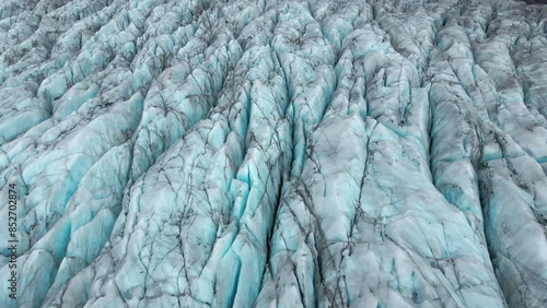 Wallpaper Mural Aerial footage of Skaftafell Glacier in Iceland Torontodigital.ca