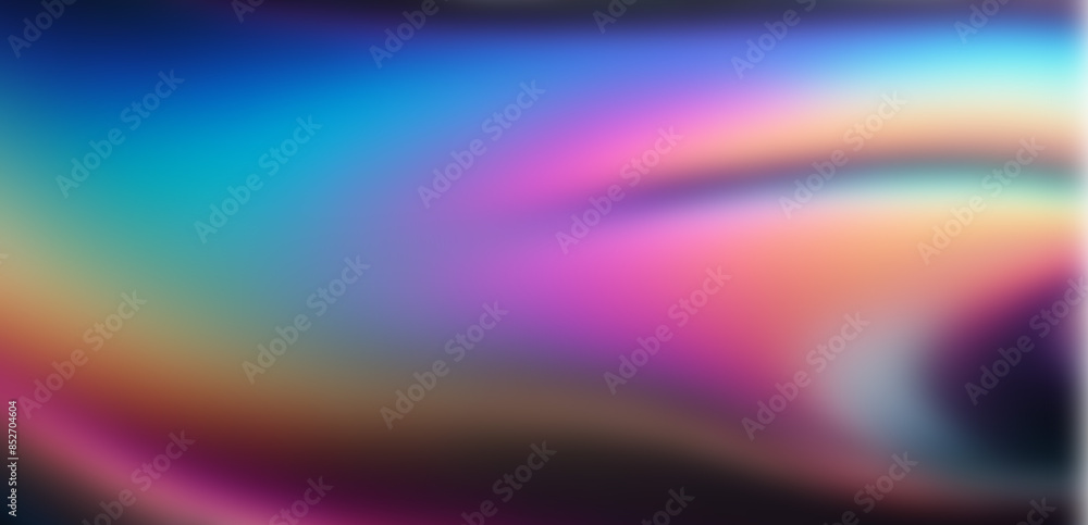 Abstract vibrant blurred background in holographic colors. Abstract vibrant blurred background in holographic colors.