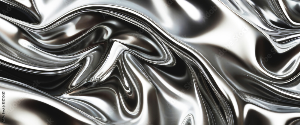 Background and texture of liquid metal in drops.