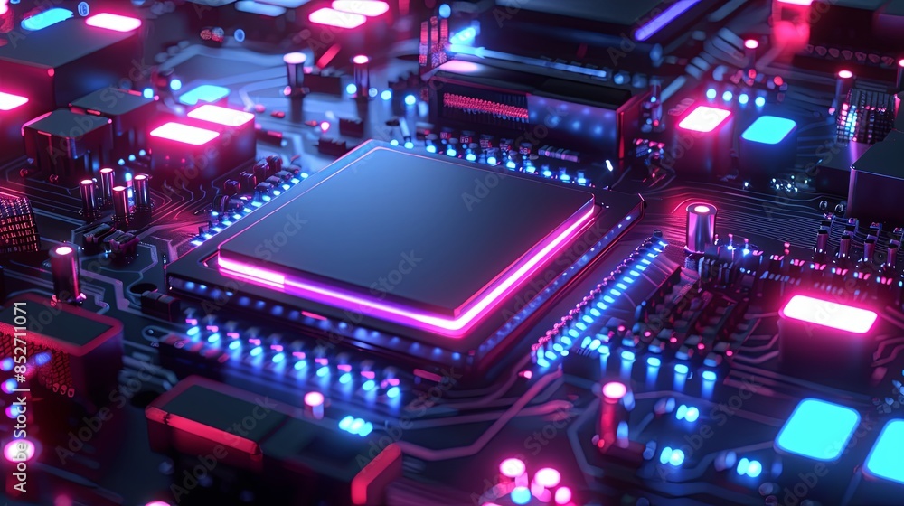 an abstract hardware board an abstract hardware board