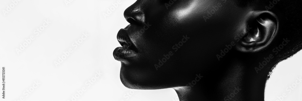 Beautiful black woman with perfect skin Beautiful black woman with perfect skin