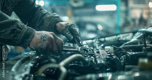The Mechanic's Dirty Hands photo