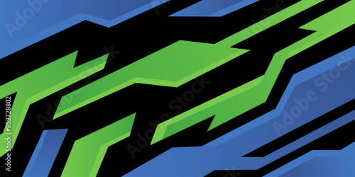 Side body hand drawn graphic sticker. Car decal wrap design. Abstract racing design concept for motorcycle, boat, truck, car, boat and more.