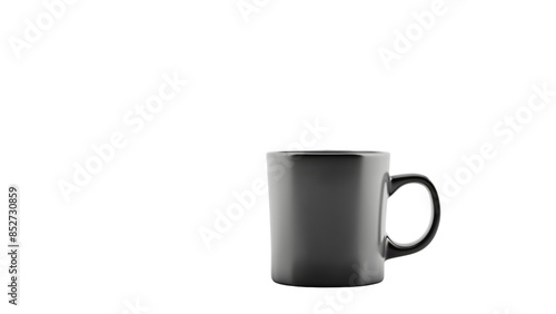 Coffee mug isolated on a transparent background, PNG 