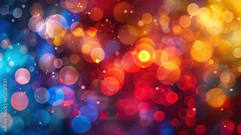 A colorful background with many small circles. The circles are of different sizes and colors. The background is a mix of blue, red, and yellow. The circles are scattered all over the background A colorful background with many small circles. The circles are of different sizes and colors. The background is a mix of blue, red, and yellow. The circles are scattered all over the background