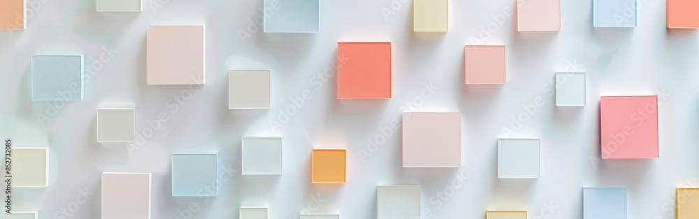 A colorful background of squares with a white background. The squares are of different colors and sizes. The image is abstract and has a playful and creative vibe A colorful background of squares with a white background. The squares are of different colors and sizes. The image is abstract and has a playful and creative vibe