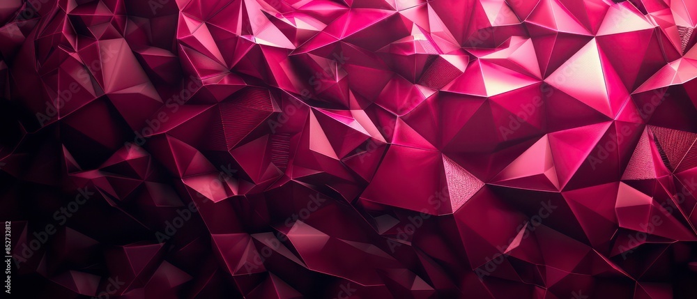 Abstract polygonal background in dark red and black, showcasing modern artistic elements Abstract polygonal background in dark red and black, showcasing modern artistic elements