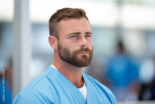 Portrait of a professional male nurse