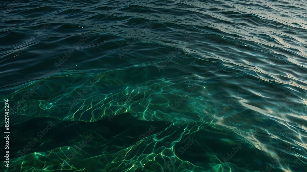 Emerald Ocean Surface Emerald Ocean Surface