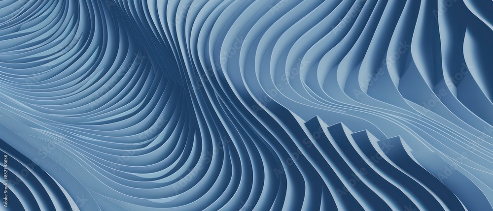 Blue wave texture on silk fabric, perfect for creating a light and airy atmosphere Blue wave texture on silk fabric, perfect for creating a light and airy atmosphere