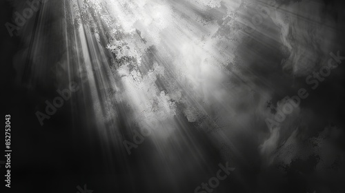 Abstract white and black background with spotless