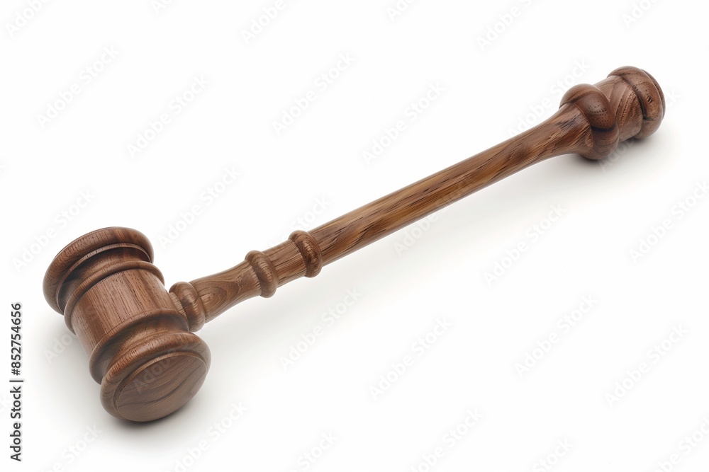 Isolated Gavel Image: Symbol of Authority and Legal Decisions Isolated Gavel Image: Symbol of Authority and Legal Decisions