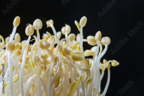 Toge or kecambah is a green bean sprout. Can be processed into cooking additives. great for health photo