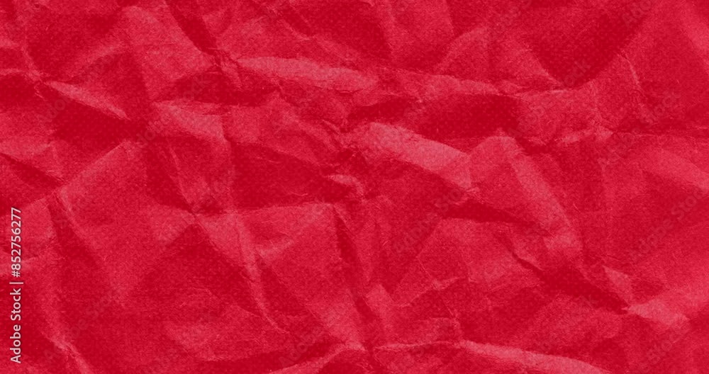 red crumpled wrinkled sheet of paper. Stop motion animated paper texture background. Crumpled White Paper 4k. background texture. Seamless looping. red crumpled wrinkled sheet of paper. Stop motion animated paper texture background. Crumpled White Paper 4k. background texture. Seamless looping.