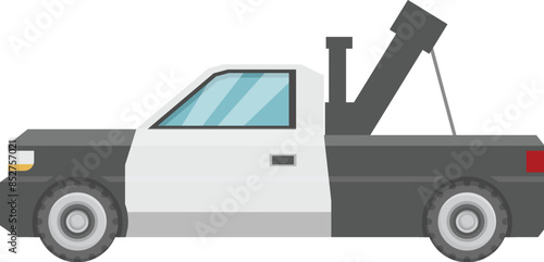 This tow truck is ready to help any motorist in need of assistance