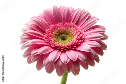 Pink gerber isolated on white background
