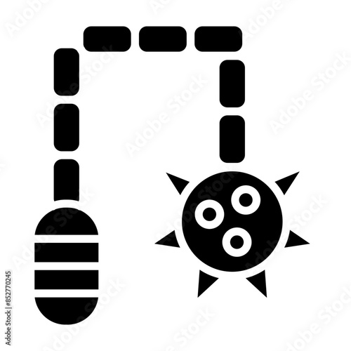 Flail Glyph Icon