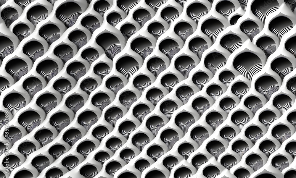 Black and white pattern. Abstract seamless pattern. AI generated. Black and white pattern. Abstract seamless pattern. AI generated.