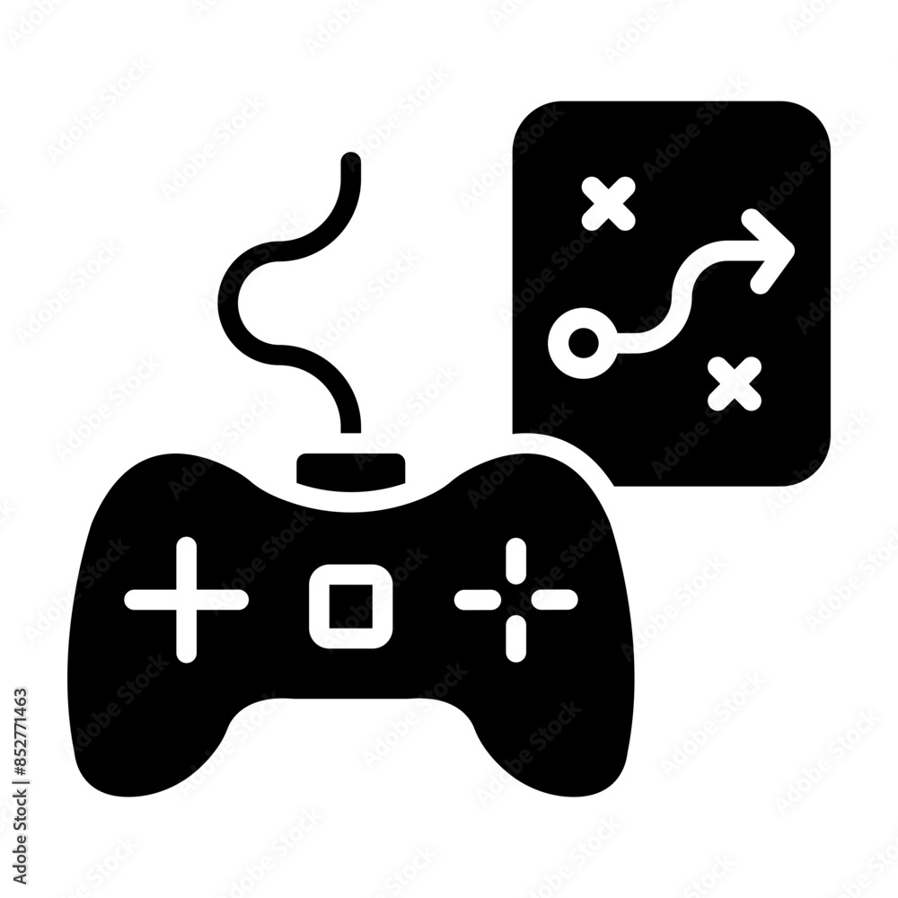 Game Plan Vector Glyph Icon Game Plan Vector Glyph Icon