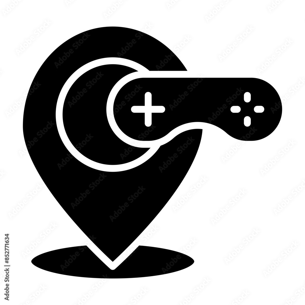 Map Vector Glyph Icon Map Vector Glyph Icon