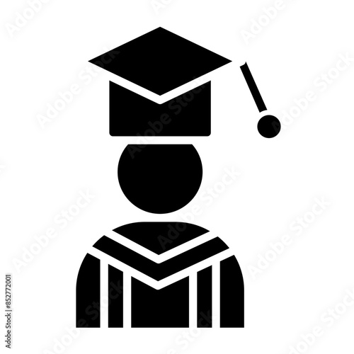 Alumni Vector Glyph Icon