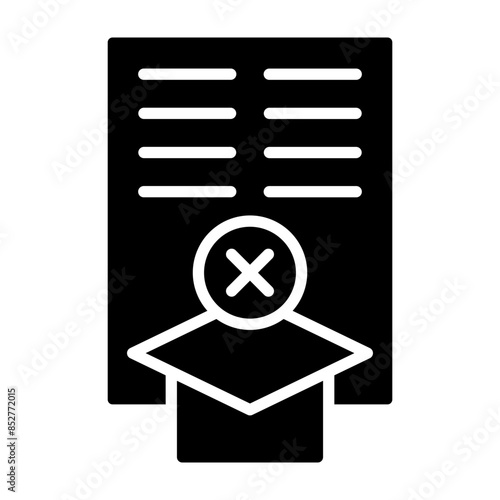 Expulsion Vector Glyph Icon