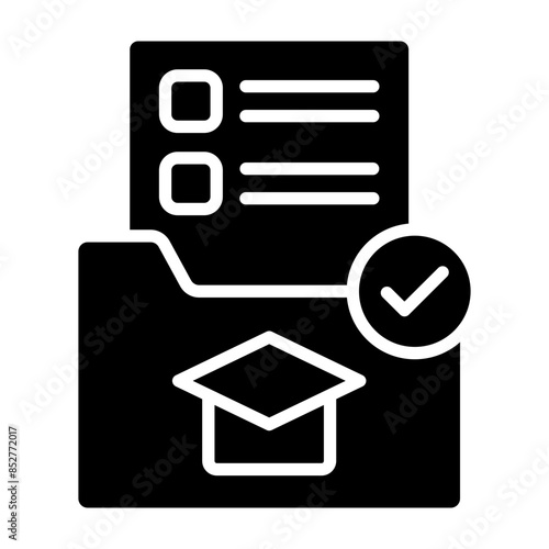 Unit Vector Glyph Icon