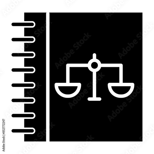 Ethics Vector Glyph Icon