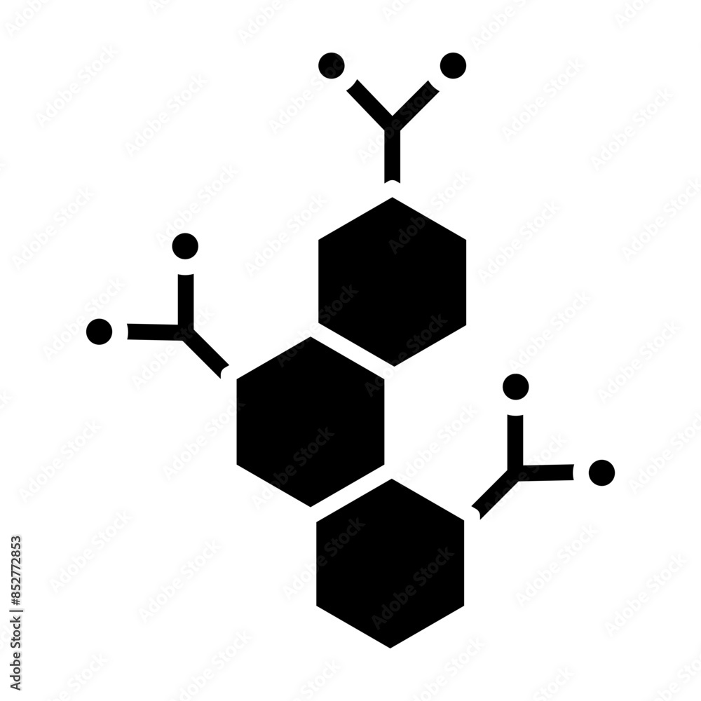 Enzyme Vector Glyph Icon Design Enzyme Vector Glyph Icon Design
