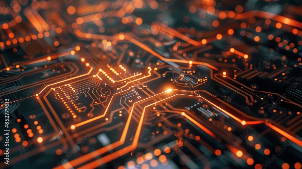 Circuit board background Circuit board background