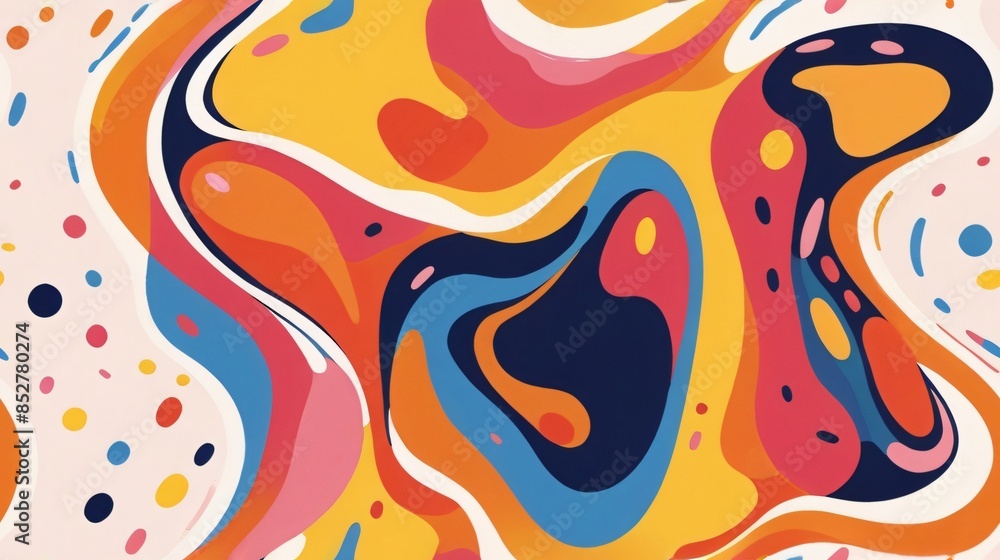 flat abstract colorfull fluid background flat abstract colorfull fluid background