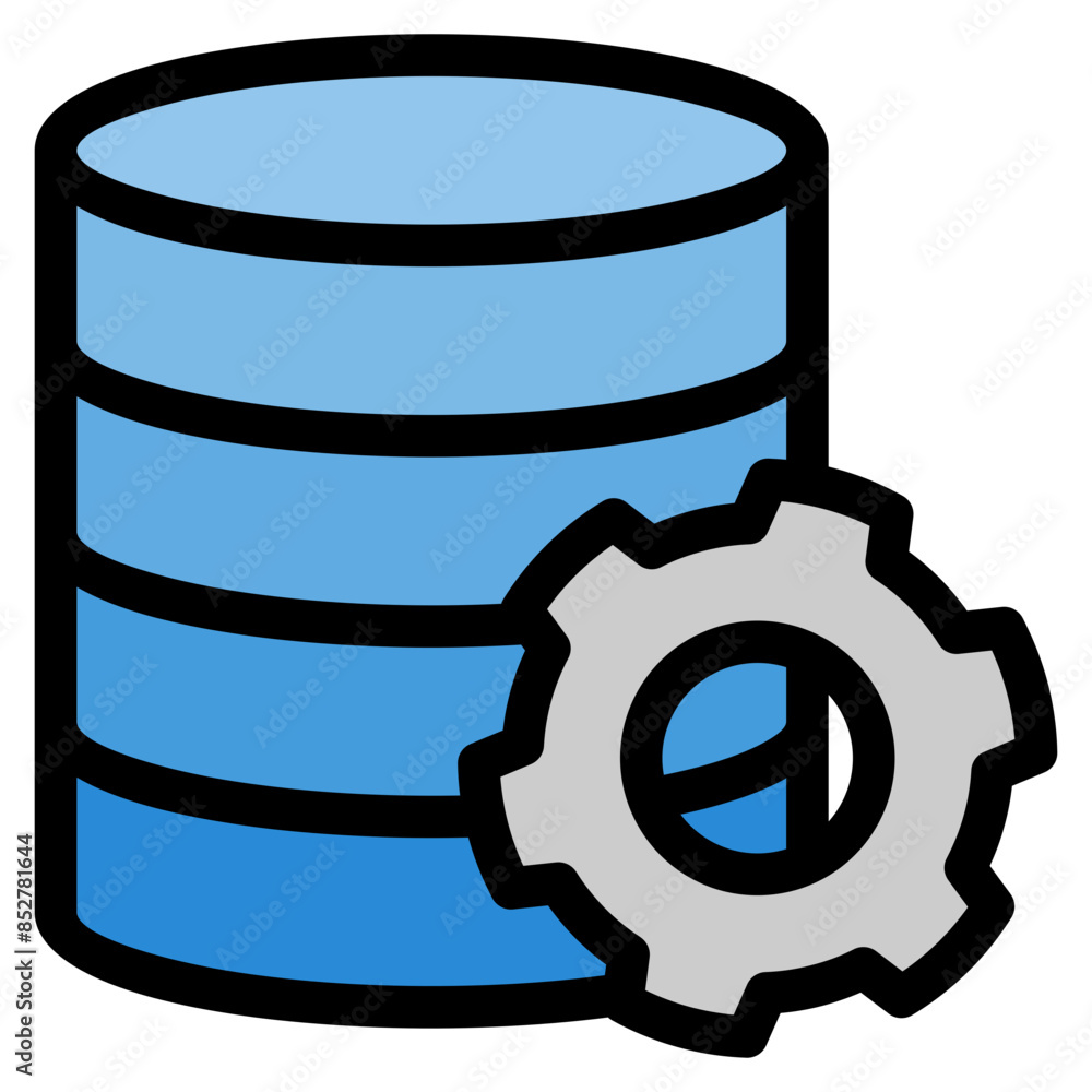 Database Icons For Design Elements 