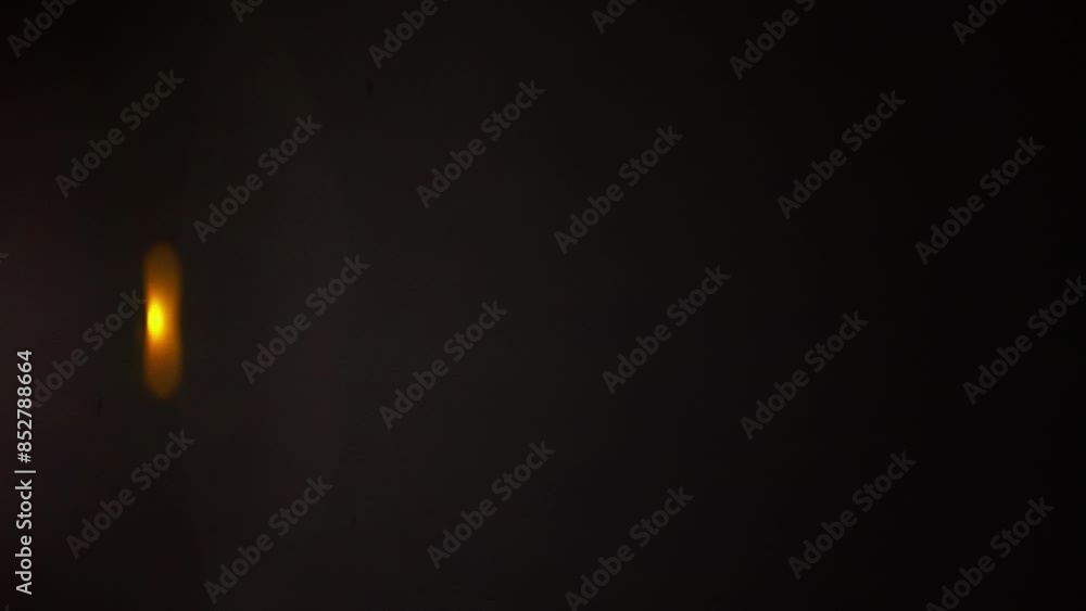 Lens Flare With Multiple Reflections And Light Rays