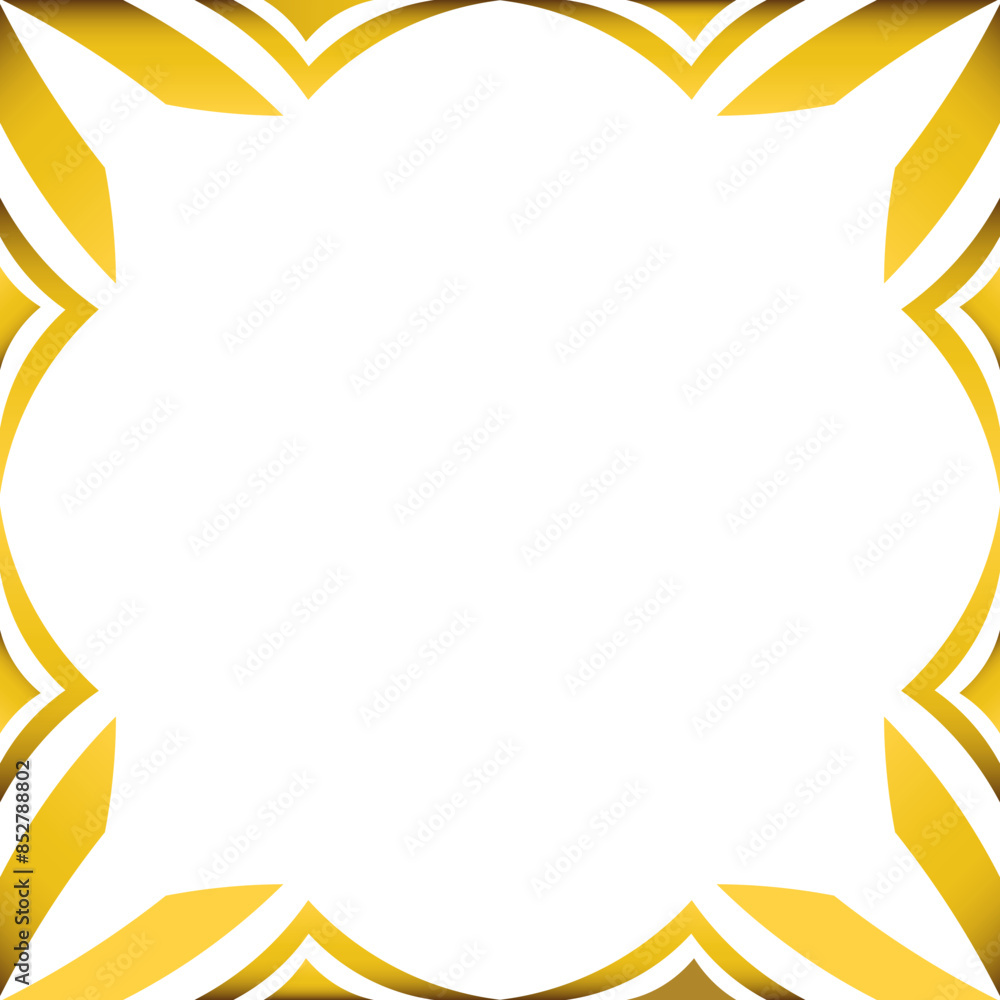 Luxury golden geometric frame Luxury golden geometric frame