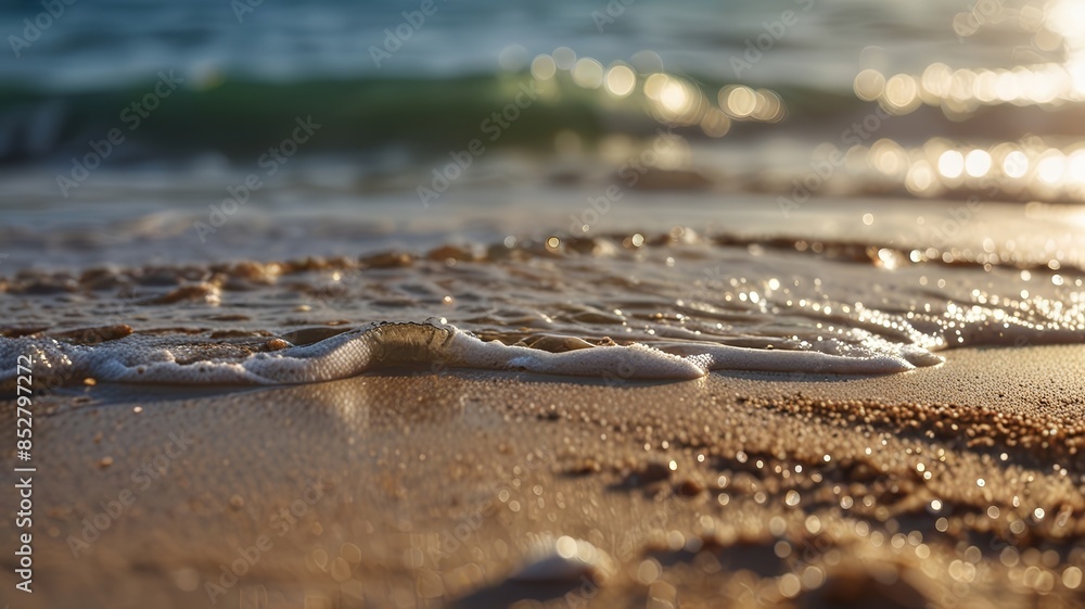 Tranquil Escape: Serene Beach Sand Background Tranquil Escape: Serene Beach Sand Background